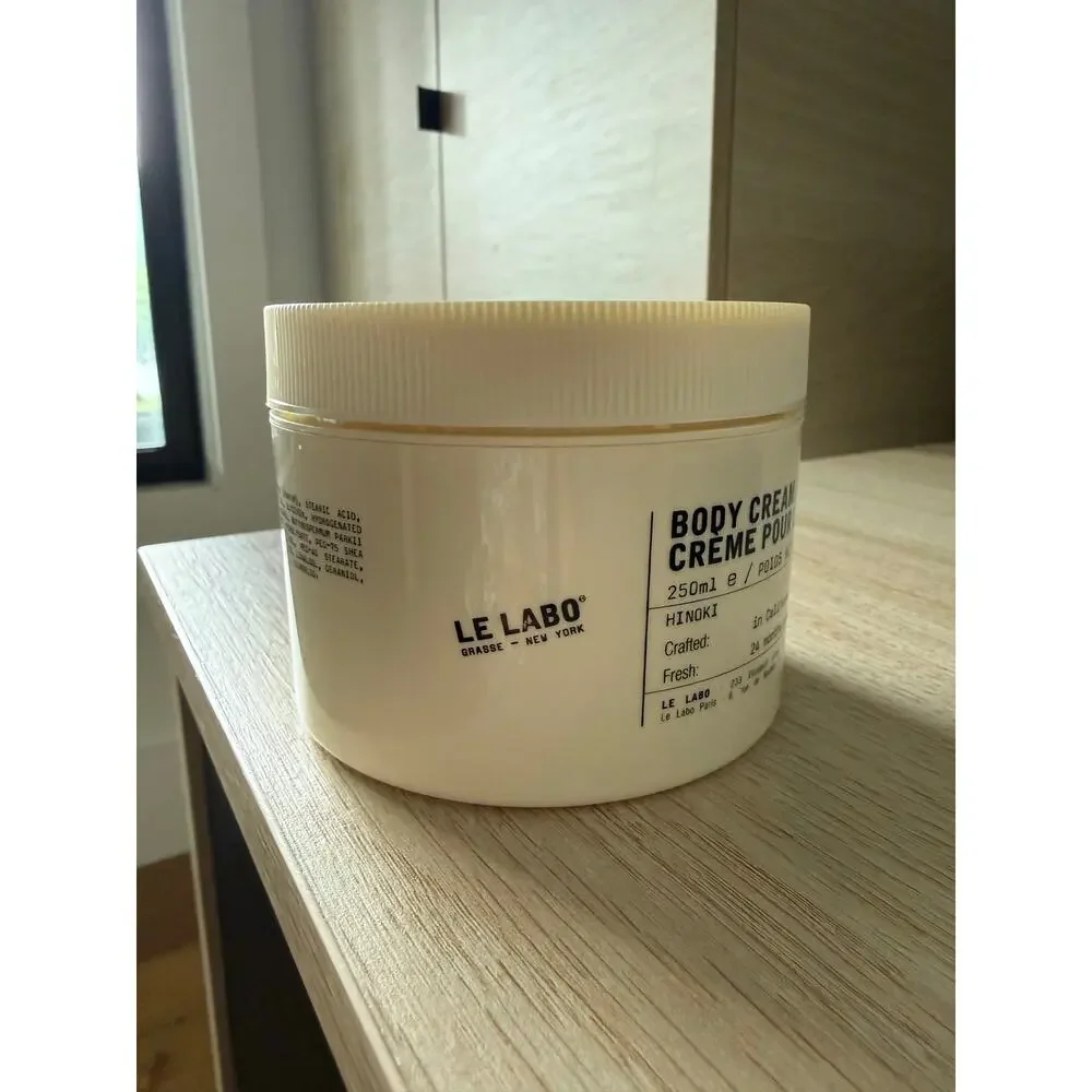 $62 New Le Labo Hinoki Body Cream 250ml 8.3oz New Sealed Luxury Moisturizer